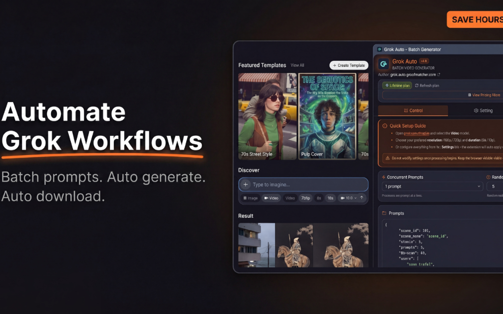 Grok Automation  Batch Prompts for Grok AI