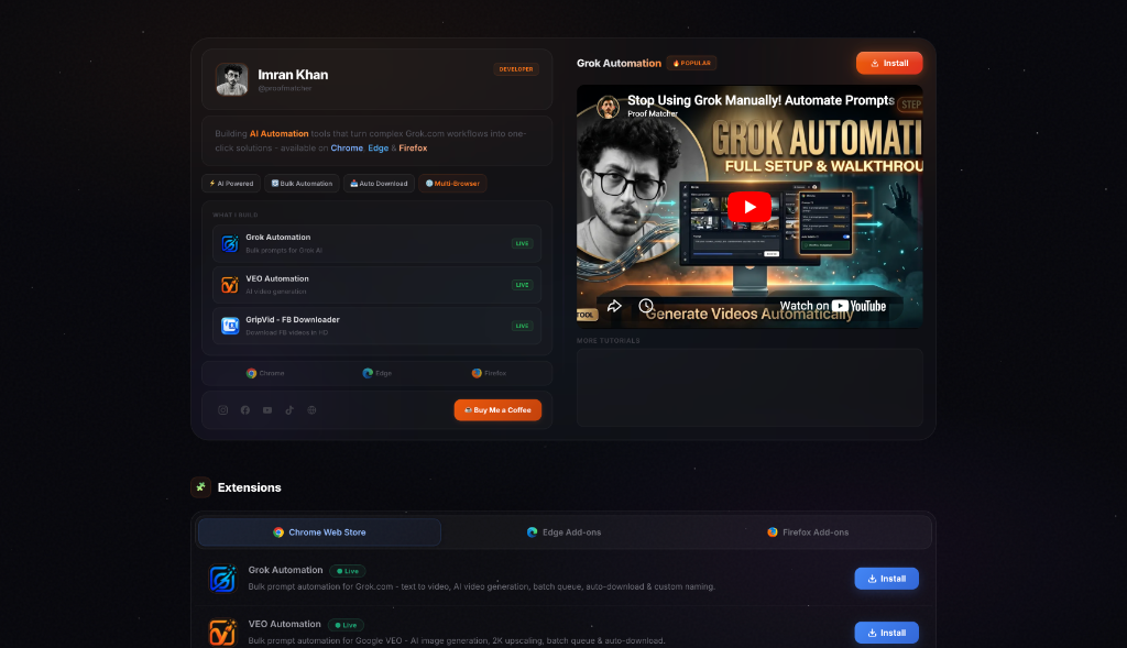 GrokAuto  Grok AI Automation